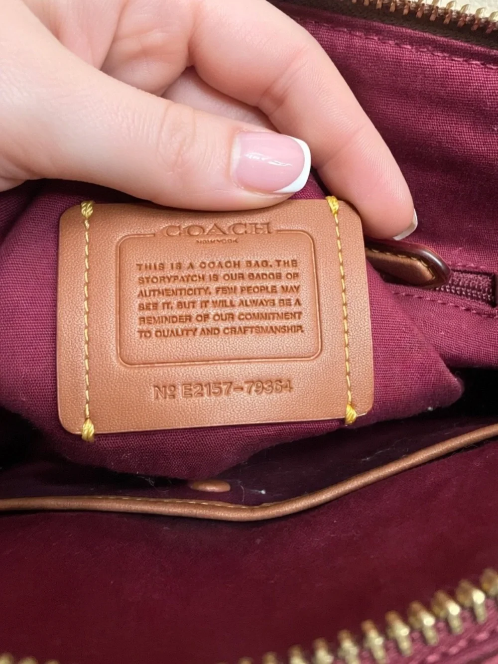 COACH ELISE SATCHEL 79364 SIGNATURE CANVAS CROSSBODY BAG